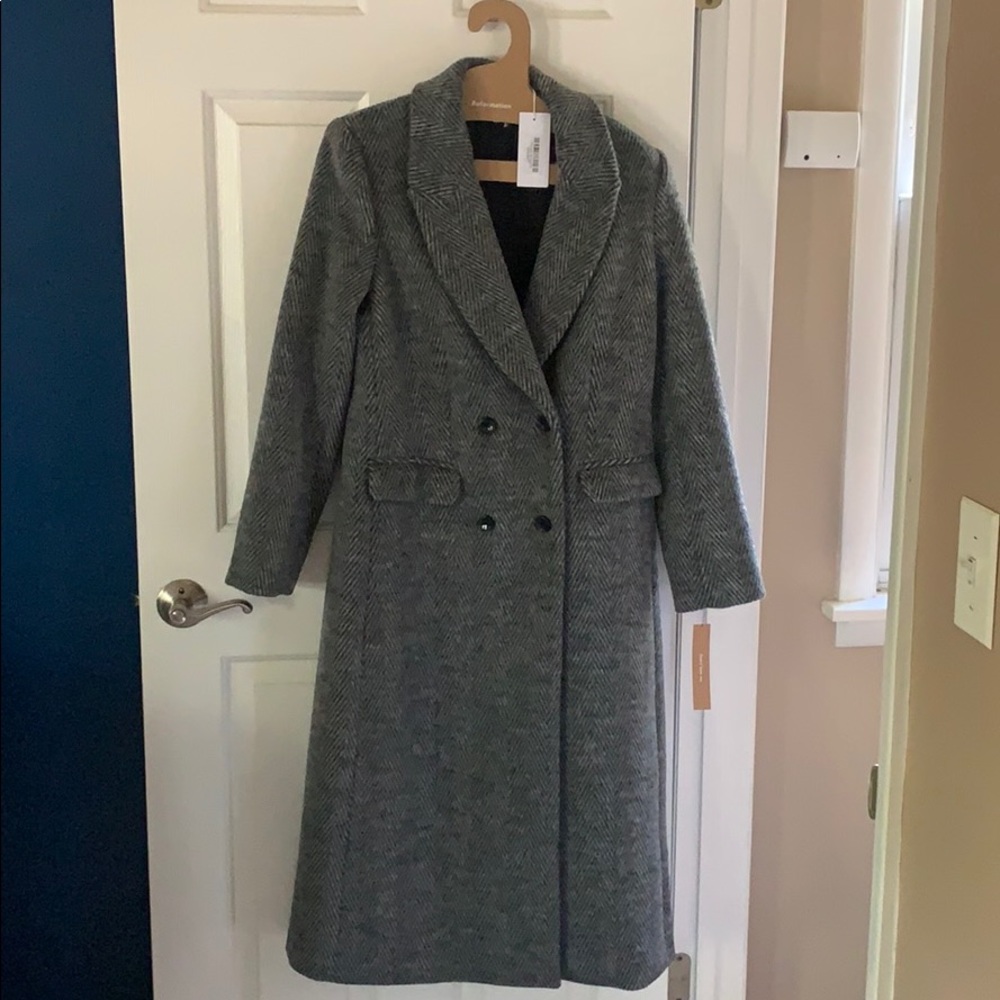 Reformation wool coat